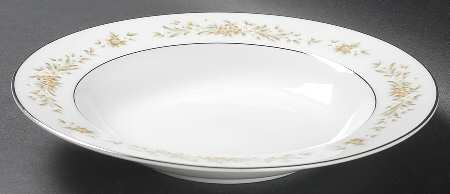 Mayfair (Platinum Trim) Rim Soup Bowl