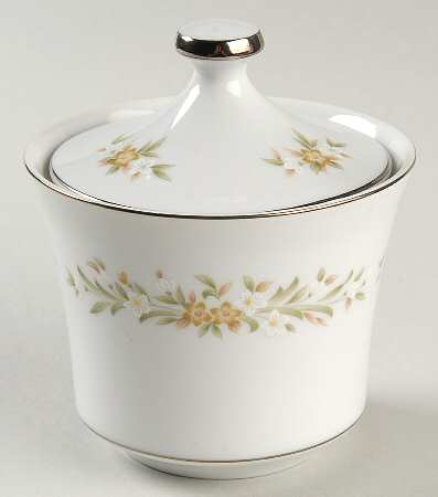 Mayfair (Platinum Trim) Sugar Bowl & Lid