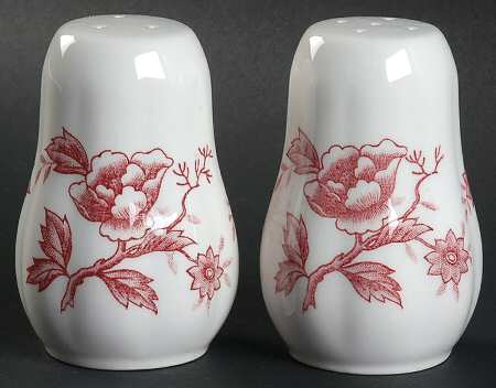Pink Flora Salt & Pepper Set