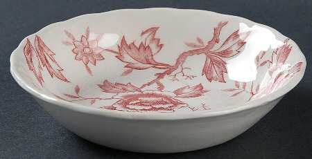 Pink Flora Fruit/Dessert (Sauce) Bowl