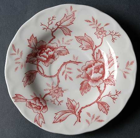 Pink Flora Saucer