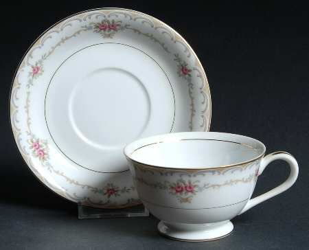 Princess Footed Cup & Saucer Set