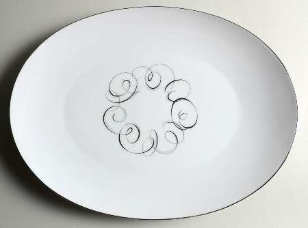 Rhythm 15" Oval Serving Platter