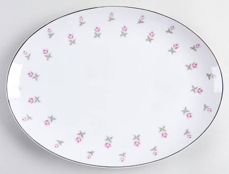 Rosette 12" Oval Serving Platter