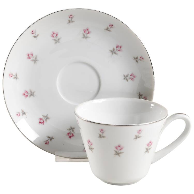 Flat Cup & Saucer Set