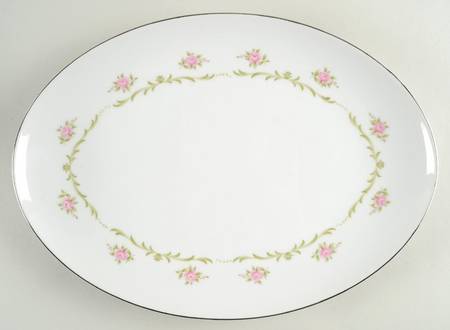 Serenade 14" Oval Serving Platter