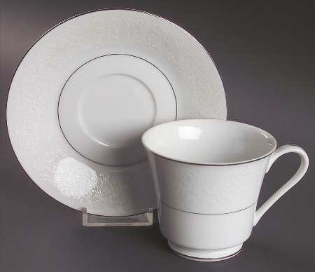 Footed Cup & Saucer Set