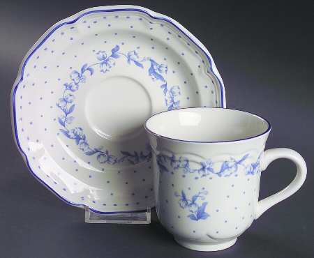 Rebecca Flat Cup & Saucer Set
