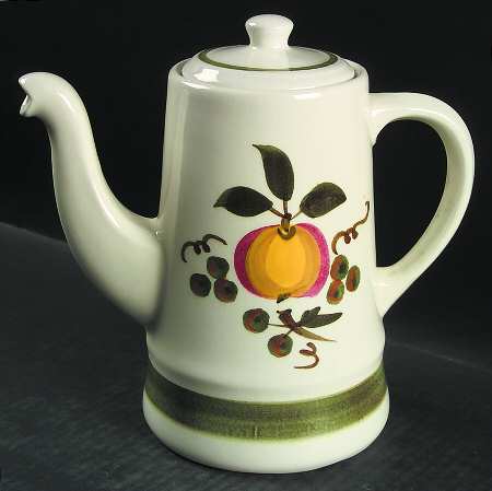 Apple Delight Coffee Pot & Lid by Stangl