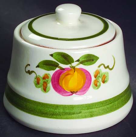 Apple Delight Sugar Bowl & Lid by Stangl