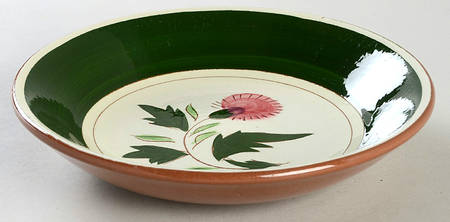 Thistle (Pink Thistle) Coupe Soup Bowl