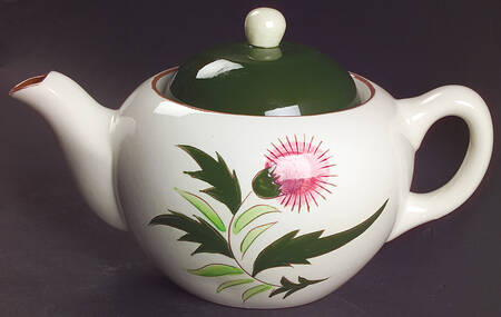 Thistle (Pink Thistle) Teapot & Lid