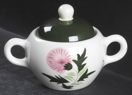 Thistle (Pink Thistle) Sugar Bowl & Lid