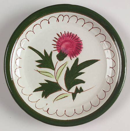 Thistle (Pink Thistle) Coaster by Stangl
