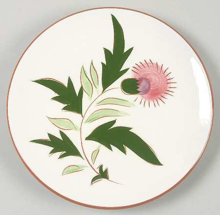 Thistle (Pink Thistle) Bread & Butter Plate