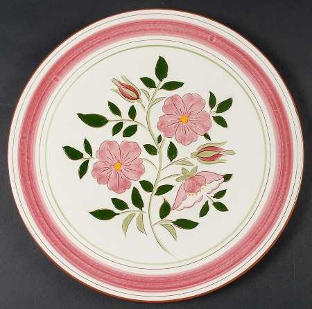 Wild Rose 12" Chop Plate (Round Platter) by Stangl