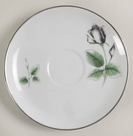 Midnight Rose Saucer