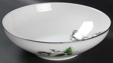 Midnight Rose 8" Round Vegetable Bowl
