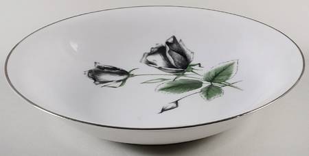 Midnight Rose Coupe Soup Bowl