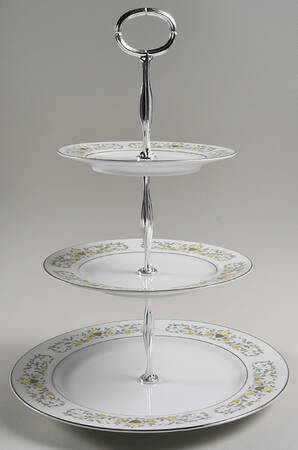 Florentine 13 7/8"-14 1/4" 3-Tiered Serving Tray(DP,SP,BB) HC