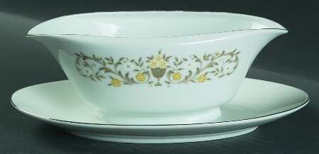 Florentine Gravy Boat with Attached Underplate