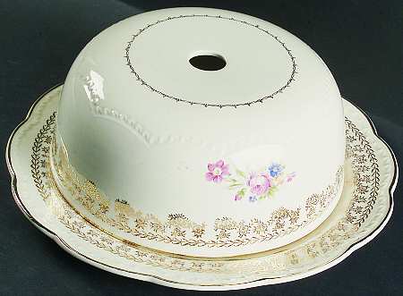 STT1 Large Covered Cake Plate by Stetson