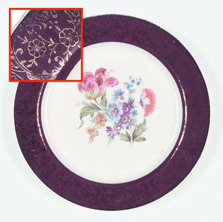 American Lady Bread & Butter Plate