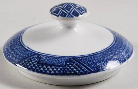 Willow Blue (Smooth) Lid for Sugar Bowl