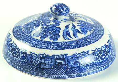 Willow Blue (Smooth) Lid for Round Butter