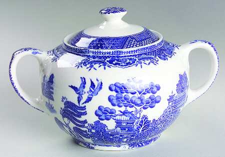 Willow Blue (Smooth) Sugar Bowl & Lid