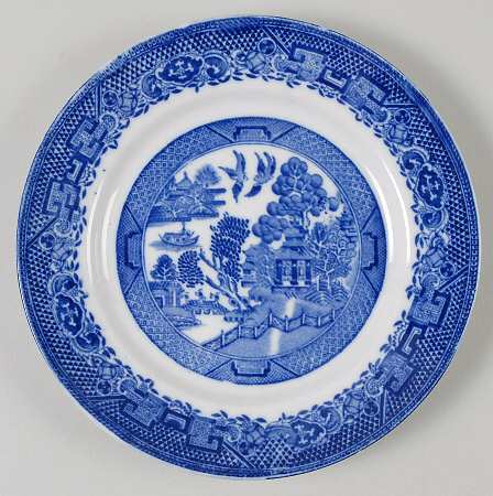 Willow Blue (Smooth) Bread & Butter Plate