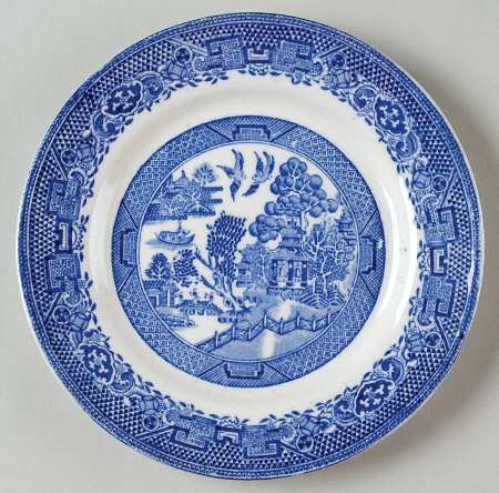 Willow Blue (Smooth) Salad Plate