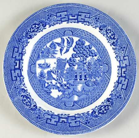 Willow Blue (Smooth) Salad Plate