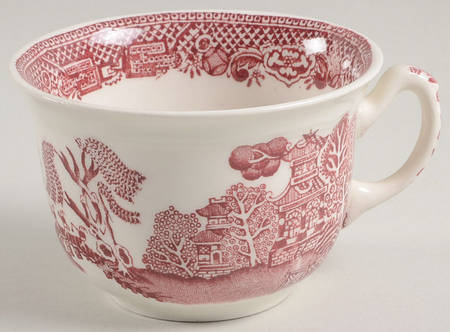 Willow Red Flat Cup