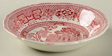 Willow Red Fruit/Dessert (Sauce) Bowl