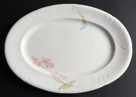 Garden Fantasy 14" Oval Serving Platter