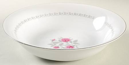 Dawn Rose 9" Round Vegetable Bowl by Summit