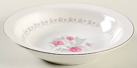 Dawn Rose Rim Fruit/Dessert (Sauce) Bowl by Summit