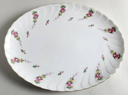 Floral Trail 14" Oval Serving Platter