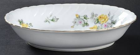 Summer Song 10" Oval Vegetable Bowl by Swirl