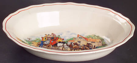Coaching Days 9" Oval Vegetable Bowl