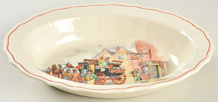Coaching Days 10" Oval Vegetable Bowl