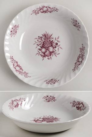 Desire (Plum) Coupe Soup Bowl by Swinnertons