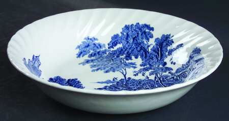 The Ferry Blue Coupe Soup Bowl