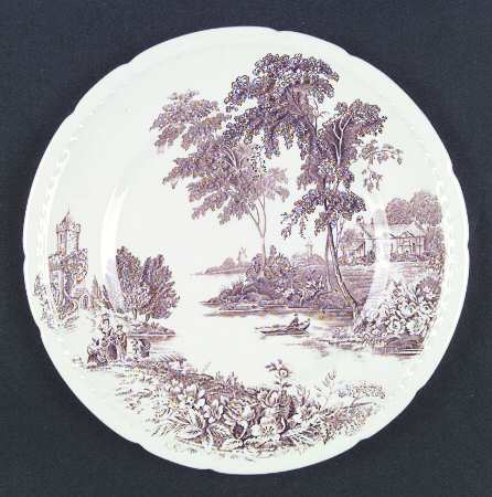 The Ferry Brown Dinner Plate