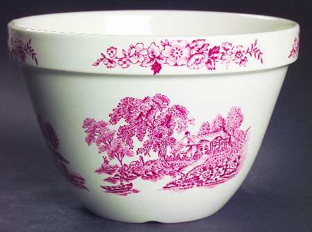 The Ferry Pink (Cream, Scallop) 6" Mixing Bowl