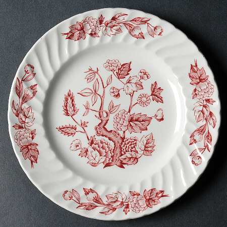 Indian Tree Pink Bread & Butter Plate