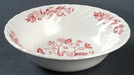 Indian Tree Pink Coupe Cereal Bowl