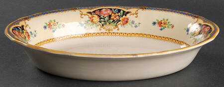 Kew Gardens 9" Oval Vegetable Bowl by Swinnertons