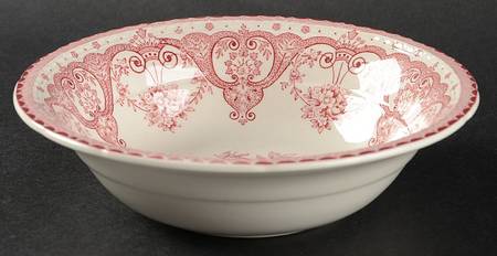 Kent Pink Rim Cereal Bowl